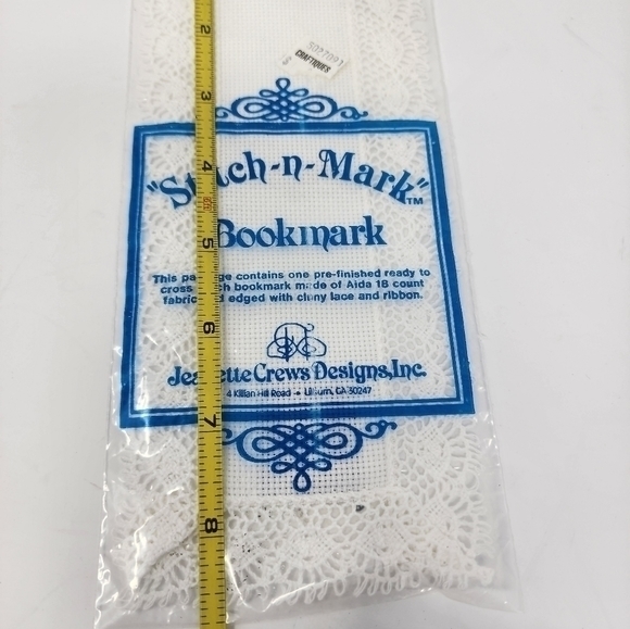 NWT Vintage Stitch and Mark Cross Stitch Bookmark‎ - Picture 3 of 5